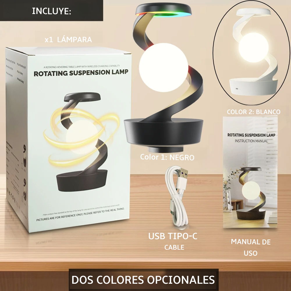 Lámpara Flotante RGB — Éleva